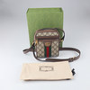 9.0 New GUCCI (Gucci) OPHIDIA GG shoulder bag beige/ebony GG crossbody bag