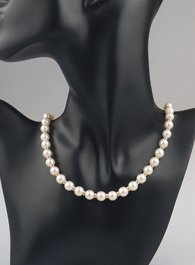 中古95新TASAKI塔思琦海水珍珠金环串珠项链92546cm