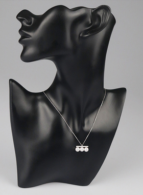 「9.5新」海水珍珠钻石项链750白金45cm