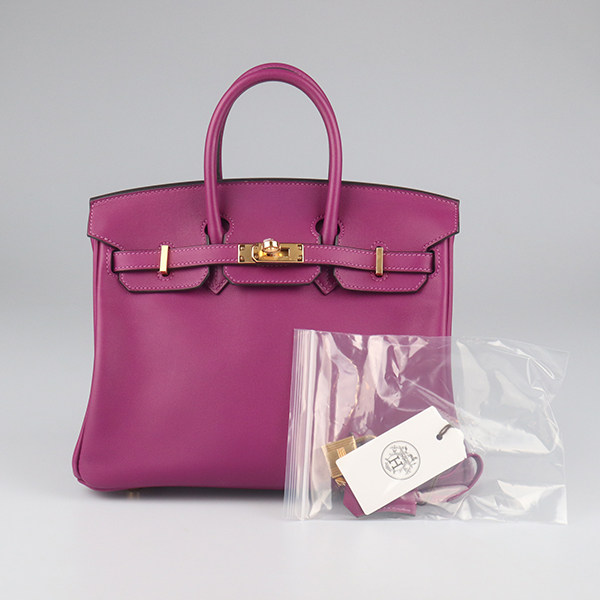 中古9新HERMES(爱马仕)BIRKIN海葵紫SWIFT皮25手提包H049362CC,淘宝优惠券,粉丝福利购,淘宝优惠卷