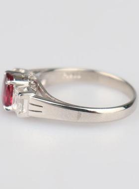 9.5新椭圆形翡翠钻石戒指