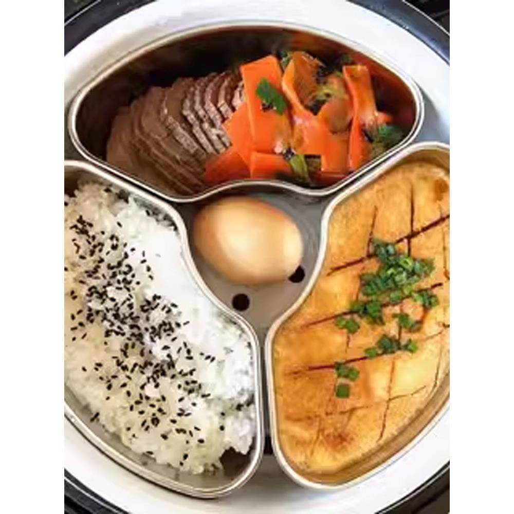 蒸盘不锈钢电饭煲蒸笼扇形蒸盒蒸蛋碗组合炖盅蒸鸡蛋羹隔水蒸盘杯,淘宝优惠券,粉丝福利购,淘宝优惠卷