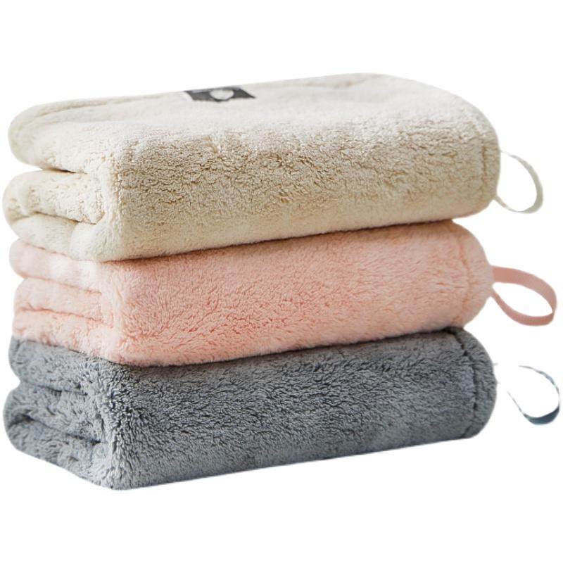 厨房抹手布擦手巾挂式超强吸水加厚浴室卫生间珊瑚绒插手擦手毛巾,淘宝优惠券,粉丝福利购,淘宝优惠卷