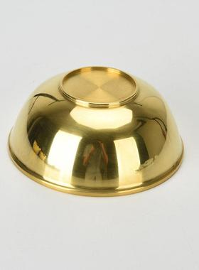 瑞象 供水碗黄铜碗供佛摆件斋菜碗小号家用圣水杯净水碗供水杯