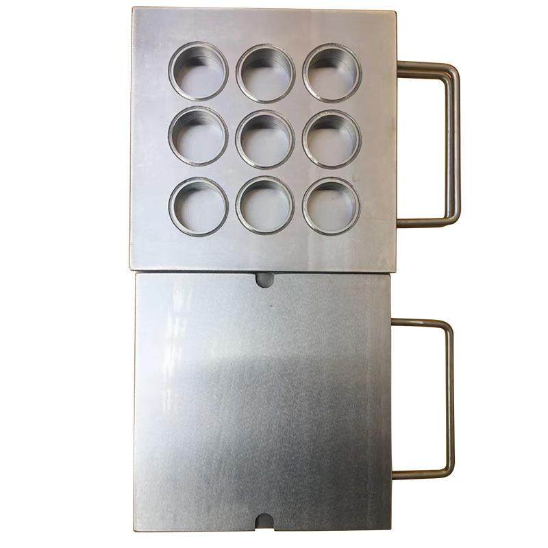 橡胶试片模具弹性冲击滚筒磨耗模具 - 图1