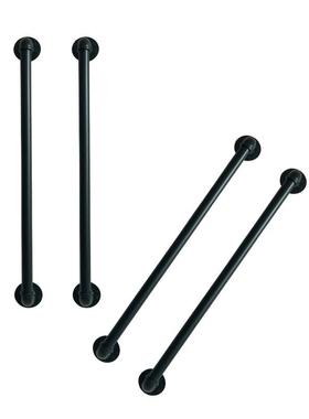 ktv谷仓门大拉手简约服装店美式包厢大门木门仿古门把手水管黑色