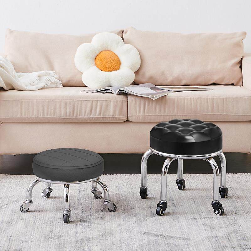 滑轮矮凳圆凳子万向轮美缝修脚矮凳儿童学步凳小板凳足浴凳子家用,淘宝优惠券,粉丝福利购,淘宝优惠卷