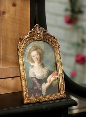 欧美覆古色彩古典相框桌面梳妆台相框艺术风格家居装饰饰品