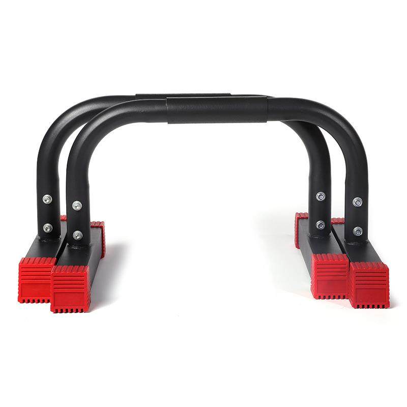 家用健身器材H型俯卧撑支架辅助训练方管红脚套小俯卧撑平衡杠,淘宝优惠券,粉丝福利购,淘宝优惠卷