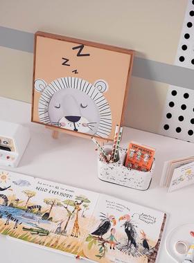 小清新绘本主题卡通样板