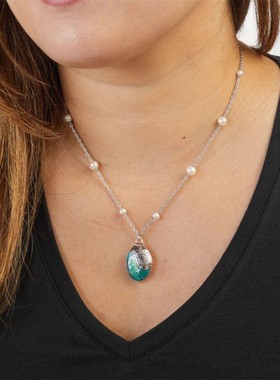 《海洋奇缘》莫阿娜MOANA特菲提之心珐琅吊坠可开合项链动漫周边