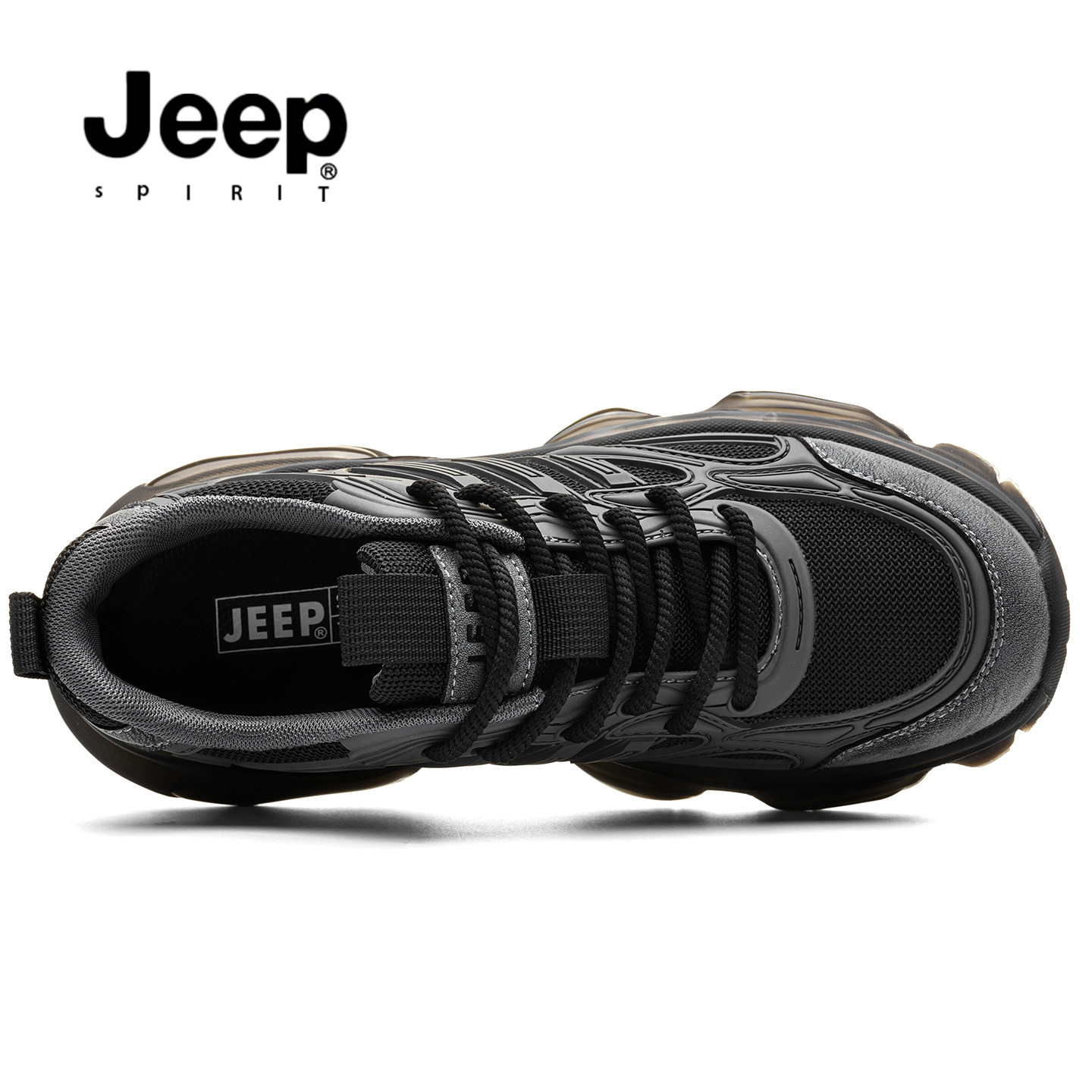 JEEP吉普男鞋秋季老爹鞋男2025新款网面透气跑步休闲鞋耐磨运动鞋,淘宝优惠券,粉丝福利购,淘宝优惠卷