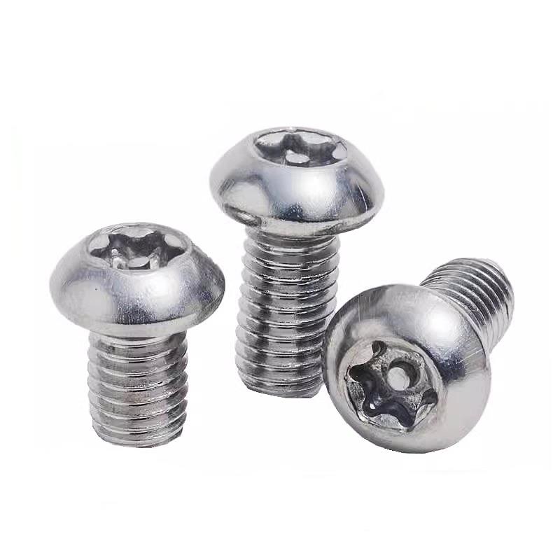 304不锈钢半圆头梅花防盗螺丝特种螺钉盘头带柱异形螺栓 M3M4-M12 - 图3