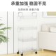 Acrylic snacks trolley storage rack floor-standing mobile bathroom toilet storage box multi-layer cosmetic cabinet