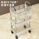 Acrylic snack trolley storage rack