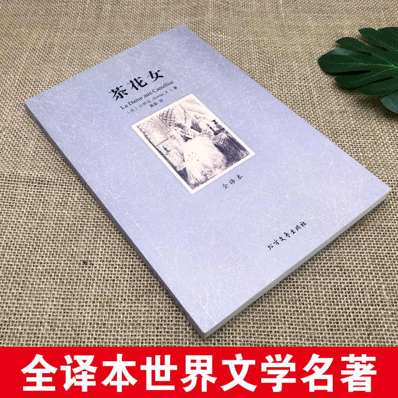 正版茶花女原版中文全译本无删减法国小仲马原著经典世界名著外国文学小说千家集青少年版五六七年级初高中小学生课外扩展阅读书籍