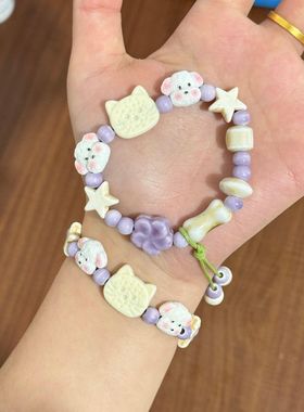 高颜值可爱陶瓷少女心手链