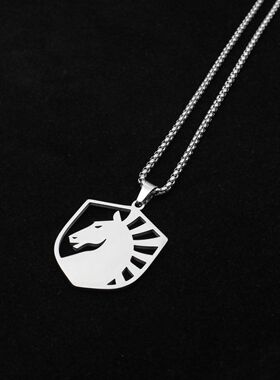 新款液体TEAM LIQUID战队电竞游戏A队Faze绝地求生俱乐部周边项链