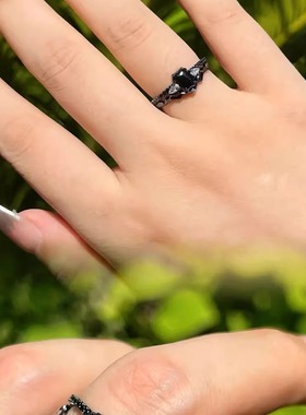 恋与深空周边秦彻牵绊度戒指周边一百级好感戒指生日礼物可调节