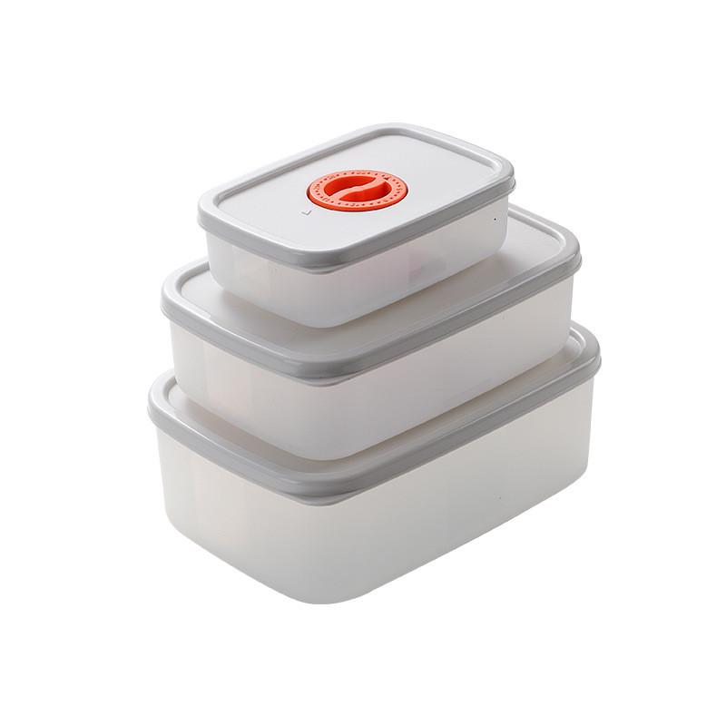可微波家用糙米粗粮米饭分装便当盒减脂餐定量水果蔬菜冰箱保鲜盒 - 图3
