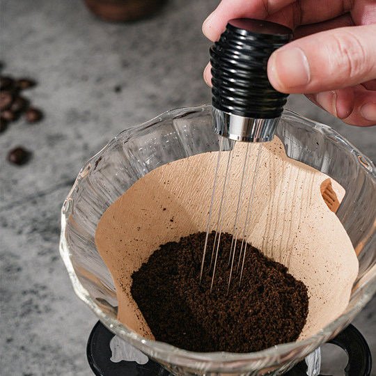布粉针不锈钢布粉器咖啡粉结块搅拌均匀散粉针意式手冲咖啡打散器