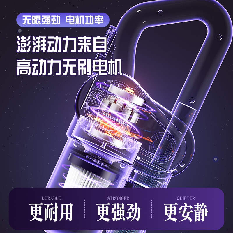 2025新款无线吸尘器家用手持强吸力除螨吸猫毛持久续航洗拖一体机