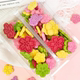 Colorful egg baked cake decorated cookies