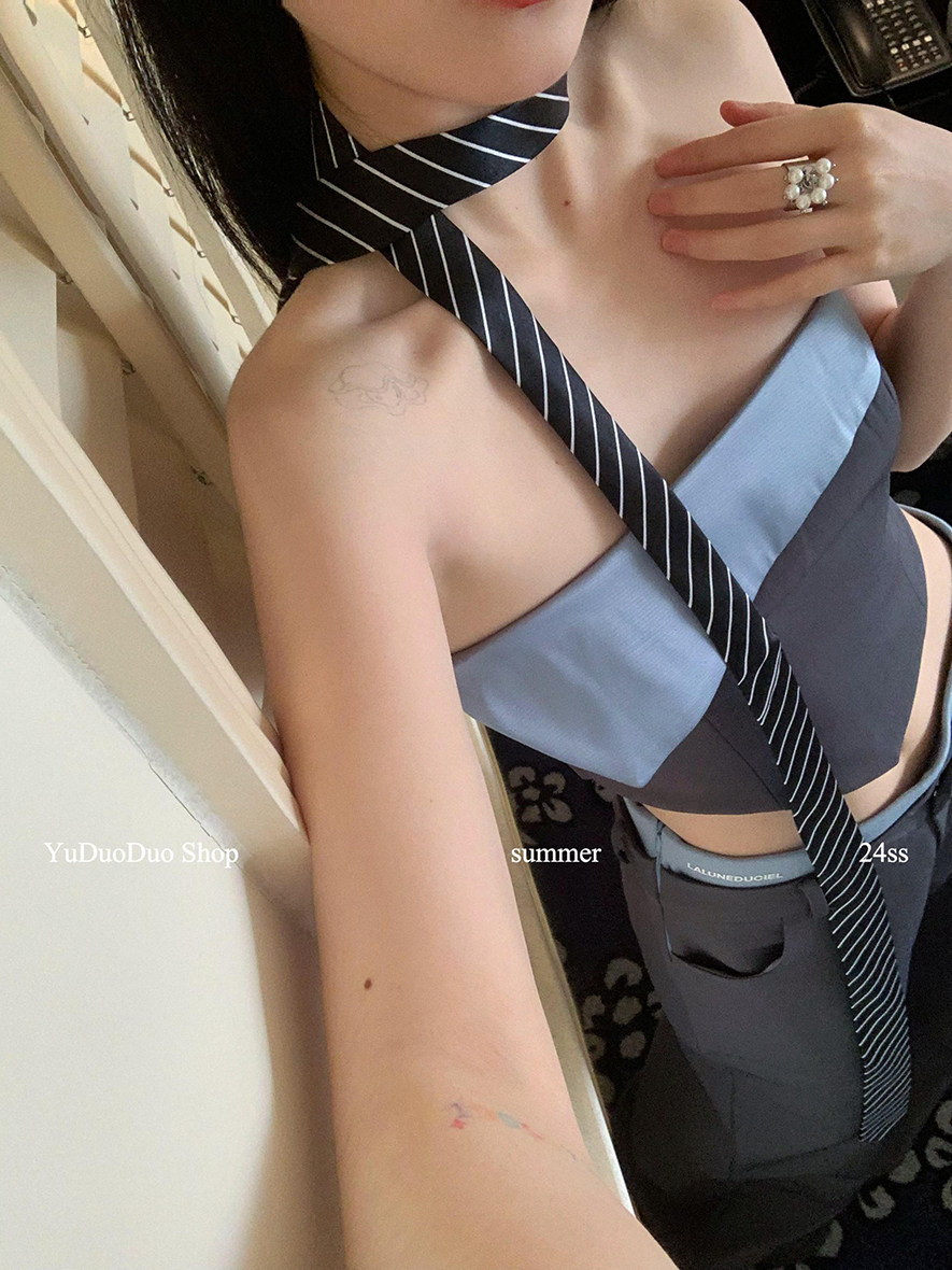 高级感小众设计细窄领带女复古学院风休闲飘带百搭时髦多功能腰带,淘宝优惠券,粉丝福利购,淘宝优惠卷