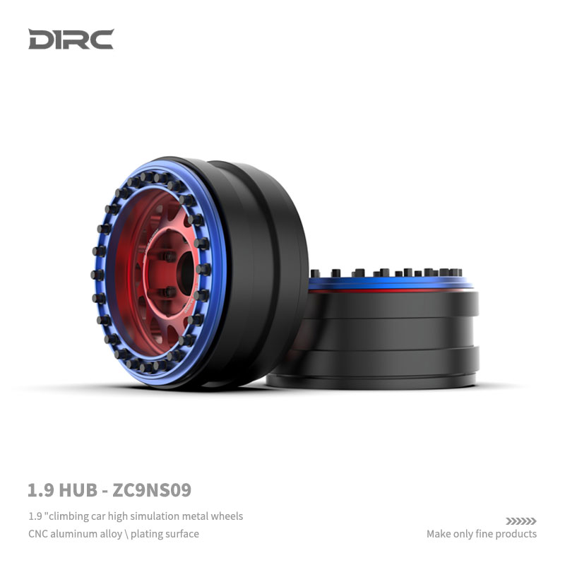 D1RC baja1000 1.9寸金属攀爬车仿真轮毂 TRX4 scx10三代 ZC9NS09 - 图2