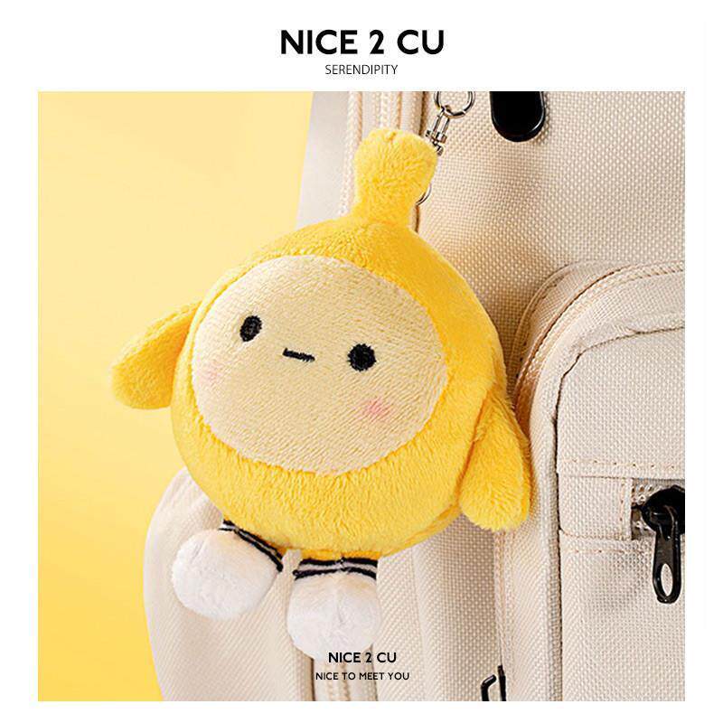 蛋仔派对艾比挂件书包钥匙扣可爱毛绒玩具女精致挂饰车钥匙链礼物