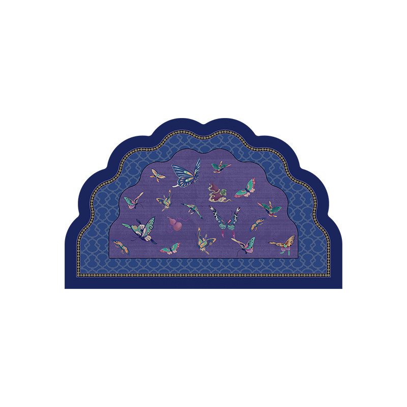 New Chinese style light luxury bathroom water-absorbent non-slip floor mat