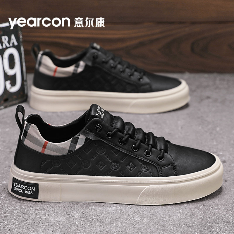 意尔康男鞋2026新款秋冬季男士一脚蹬爆款小白透气休闲薄款板鞋子,淘宝优惠券,粉丝福利购,淘宝优惠卷