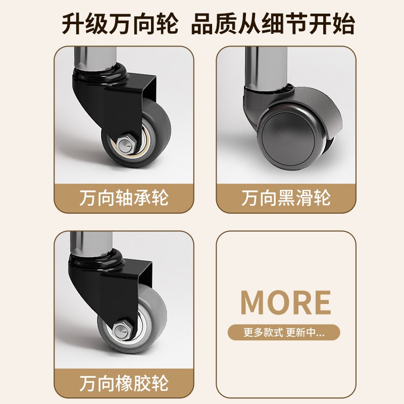 家用滑轮矮凳圆凳万向轮小凳子靠背美缝修脚矮凳儿童学步凳小板凳 - 图2