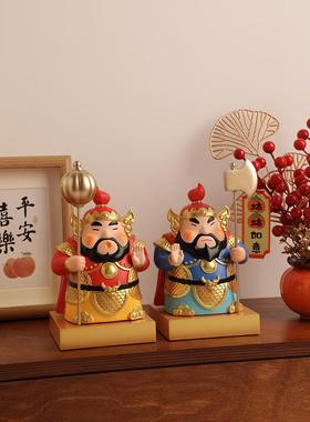 贝汉美门神摆件客厅入户玄关办公室桌面装饰搬家礼物乔迁新居礼品