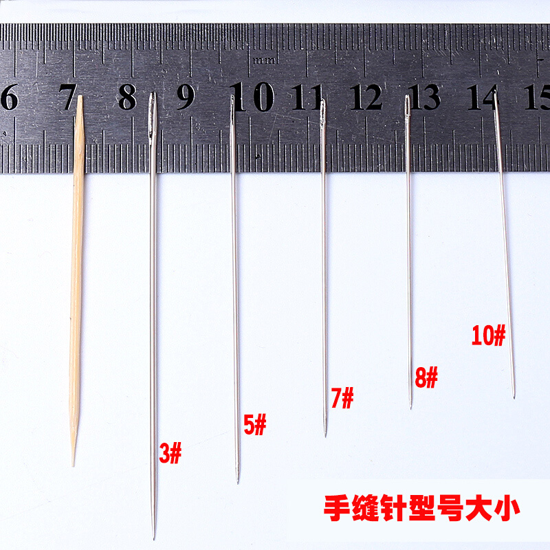 缝纫针手缝针机针平缝针平缝机针细针硬针大针小针家用缝衣针粗针 - 图1