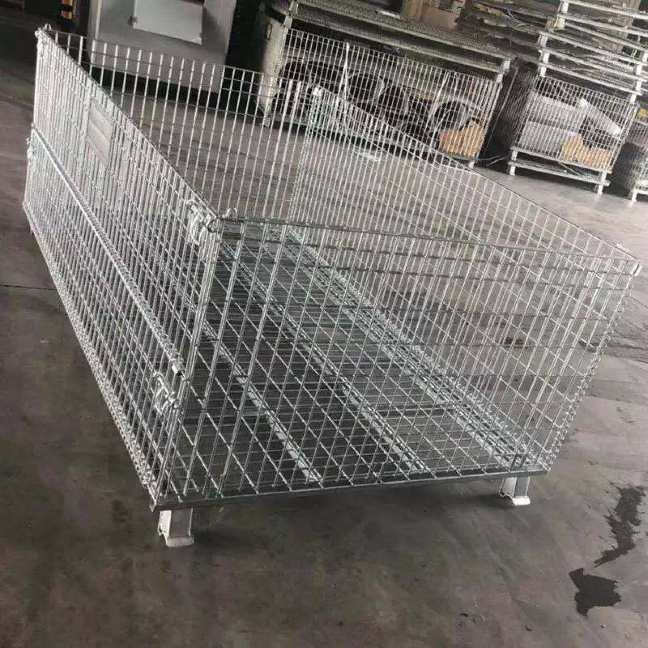 厂家供应蝴蝶笼周转箱仓库厂房物流收纳箱堆垛笼折叠式仓储笼,淘宝优惠券,粉丝福利购,淘宝优惠卷