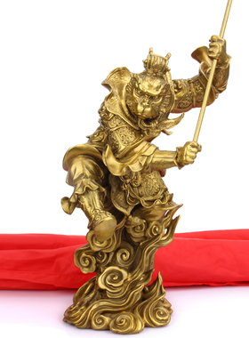 铜齐天大圣摆件 铜孙悟空 铜斗战胜佛铜猴子摆件