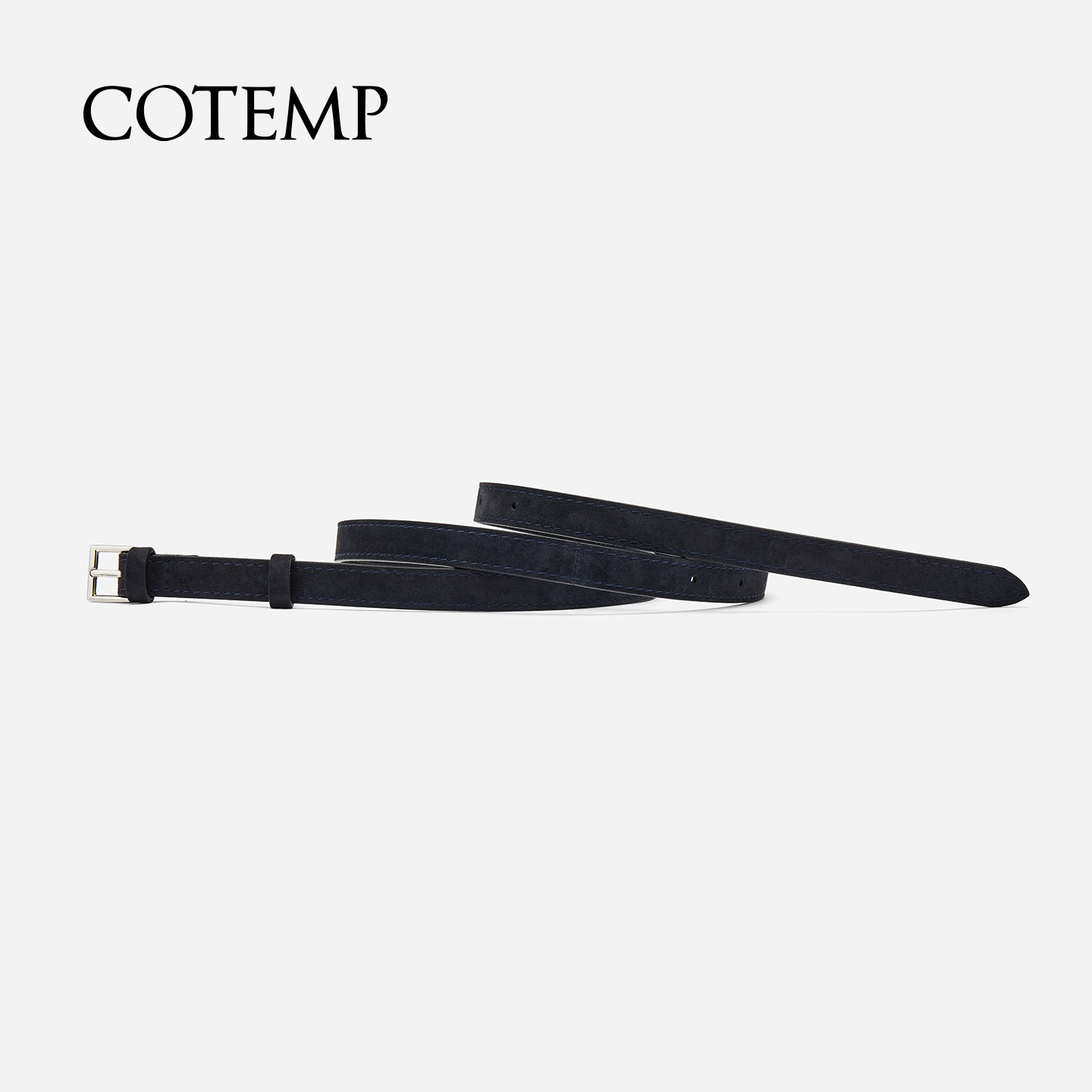 cotemp Haptico Slim Belt 26SS新款百搭金属针扣真皮细皮带