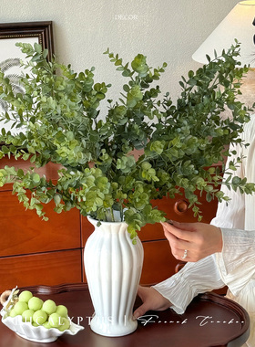 尤加利高档塑料仿真花绿植装饰