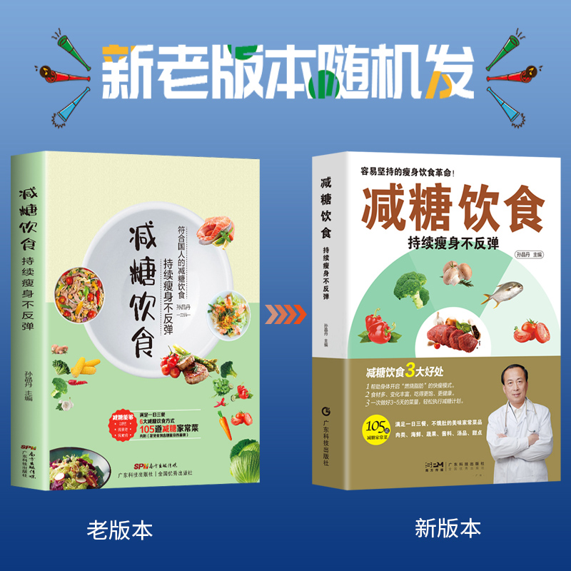 全6册减糖饮食每周两天轻断食正版减糖生活食谱控糖减肥减脂抗糖生活饮食健康美容知识健康减肥食谱减肥营养餐家常菜食谱食疗书籍-图0