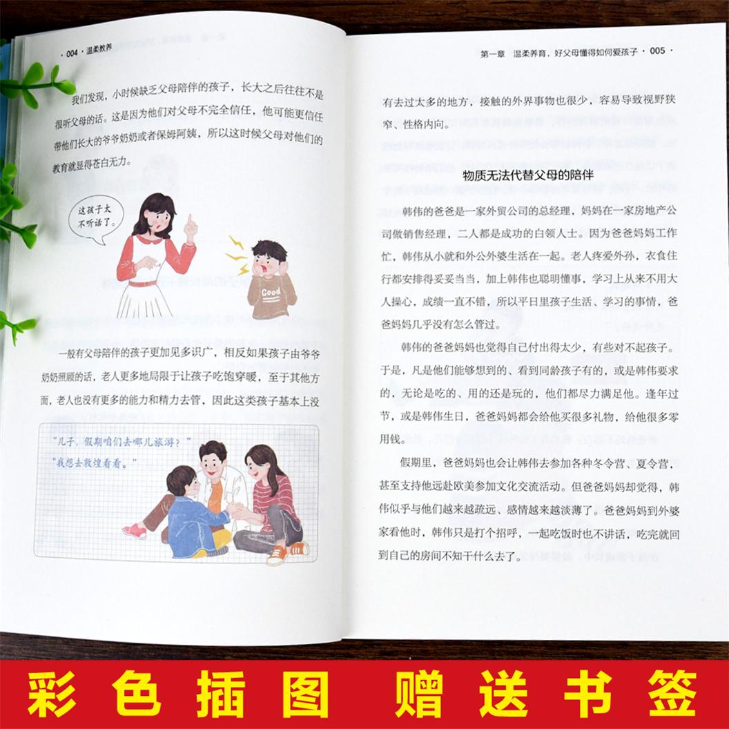 正版速发 温柔教养 做温和而坚定的父母 让爱在对话中流动 亲子沟通指南父母的语言亲子家教 家教书打动人心的育儿法治愈童年 - 图2