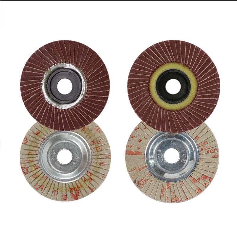 角铁芯页轮花形百叶片60目至600目抛光片标准件工业耗材 100片一,淘宝优惠券,粉丝福利购,淘宝优惠卷