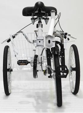 热销小型20英寸折叠脚踏三轮车老年人力三轮自行车零售