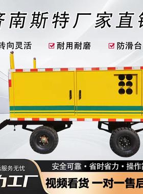 牵引托运板车搬运载重物流周转重型平车无动力牵引式拖车工具车