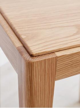 实木凳子可叠放北欧橡木客厅家用方凳现代简约创意板凳