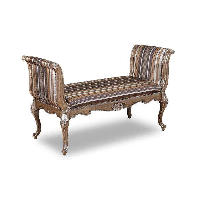 亚历大意SF-78965大利山风维罗纳床尾凳欧尾凳布艺长式凳子卧室雕,淘宝优惠券,粉丝福利购,淘宝优惠卷