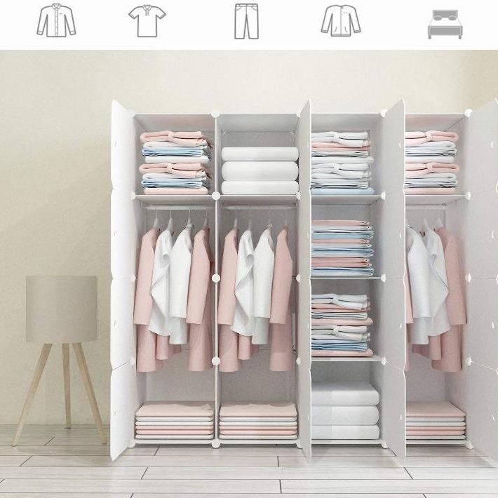 简易衣柜组纳装实木布柜出租房家用卧室收柜子现代简PNM儿童约衣 - 图3