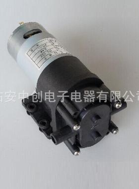 中创24v520-1微型水泵塑料耐腐齿轮泵蓄电池直流循环泵增压泵