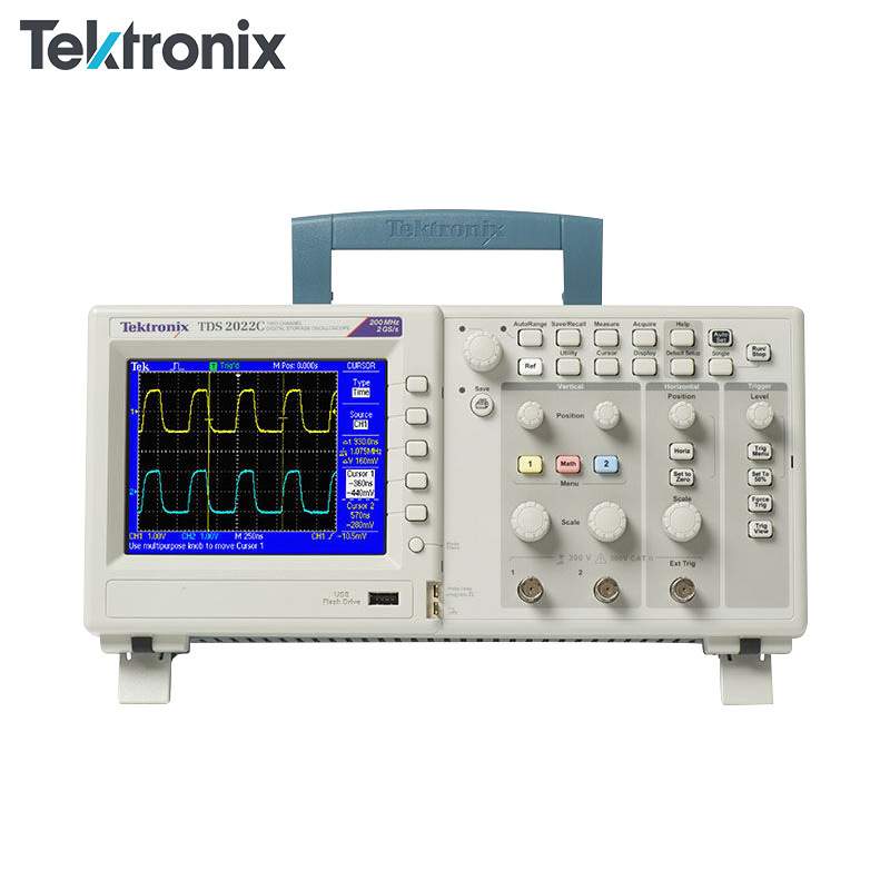泰克/Tektronix TDS2001C数字存储示波器2通道 50MHz 直销 - 图1