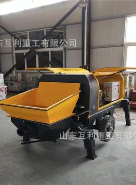 建筑混凝土输送细石泵送料机供应小型卧式二次构造柱泵